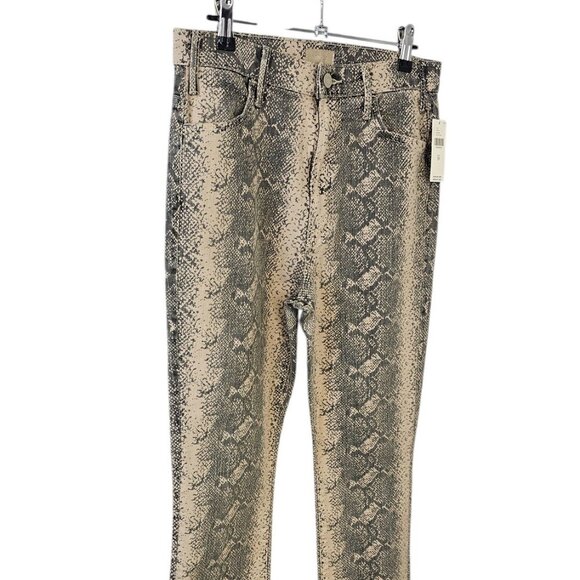 MOTHER Womens The Hustler Flood Jeans, Boa Babe, High Rise, Size 29, NWT - Picture 9 of 11